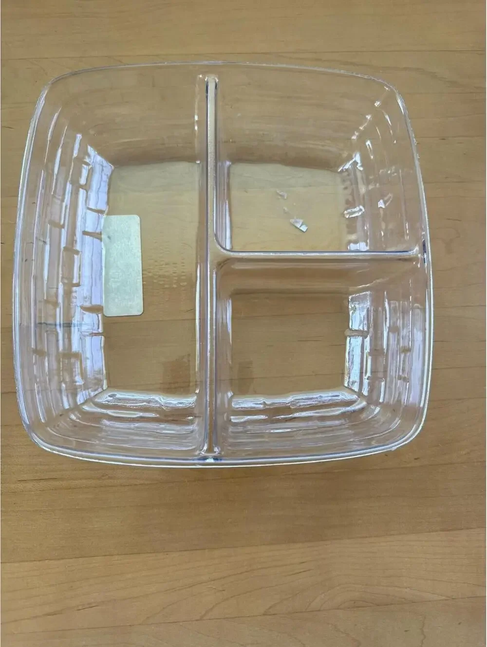 Longaberger Clear Plastic Protector 3-Way 8x8 Serving Solutions #41327